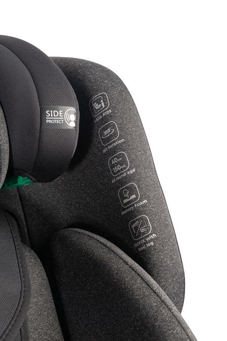 CARETERO FOTELIK LUMI I-SIZE DARK GREY (40-150)