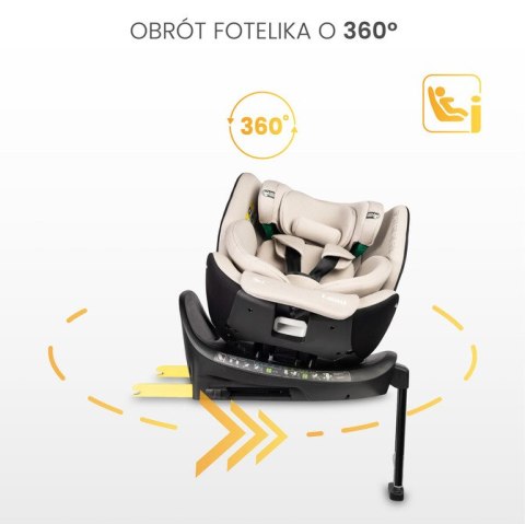 CARETERO FOTELIK LUMI I-SIZE LIGHT GREY (40-150)