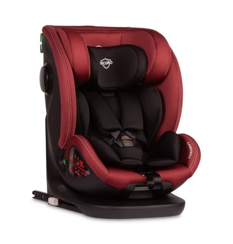 CARETERO FOTELIK SECURO I-SIZE BURGUNDY (40-150)