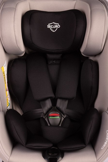CARETERO FOTELIK SECURO I-SIZE LIGHT GREY (40-150)