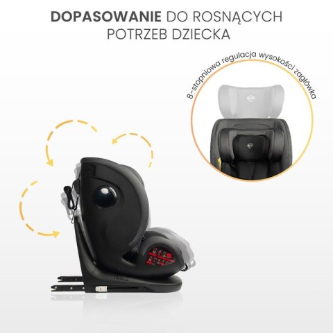 CARETERO FOTELIK SECURO I-SIZE LIGHT GREY (40-150)