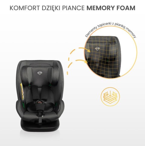 CARETERO FOTELIK SECURO I-SIZE LIGHT GREY (40-150)