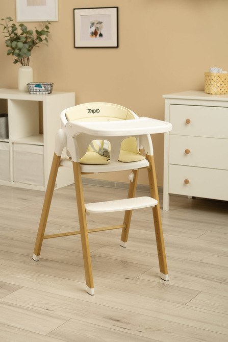 CARETERO KRZESEŁKO DO KARMIENIA 3W1 TRIPLO BEIGE