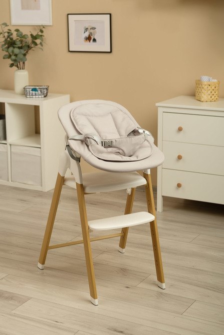 CARETERO KRZESEŁKO DO KARMIENIA 3W1 TRIPLO BEIGE