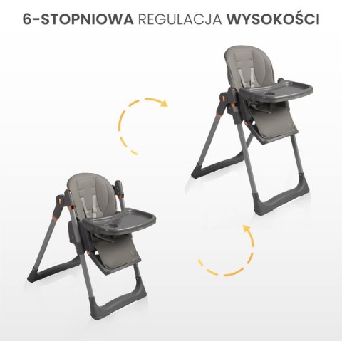 CARETERO KRZESEŁKO DO KARMIENIA VARS GREY