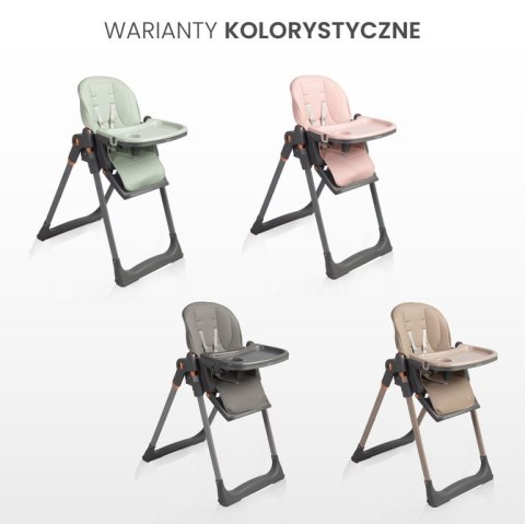 CARETERO KRZESEŁKO DO KARMIENIA VARS GREY