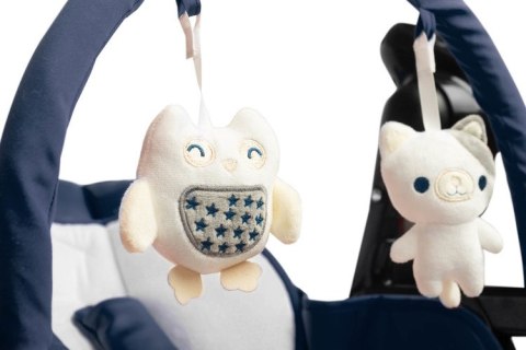 CARETERO KRZESEŁKO + HUŚTAWKA INDIGO BLACK NAVY