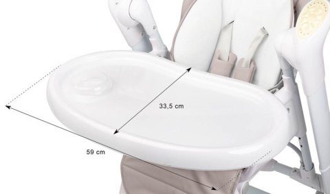 CARETERO KRZESEŁKO + HUŚTAWKA INDIGO BLACK NAVY