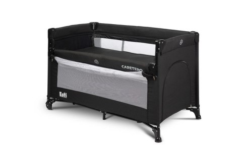 CARETERO ŁÓŻECZKO TURYSTYCZNE ESTI Z OPUSZCZANYM BOKIEM BLACK