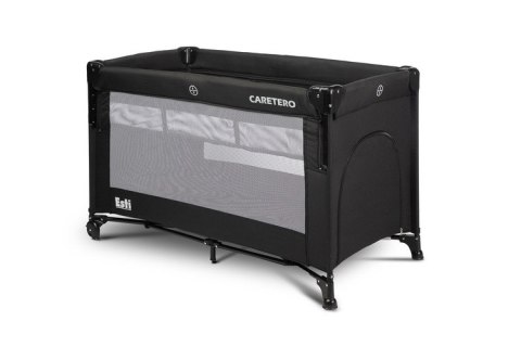 CARETERO ŁÓŻECZKO TURYSTYCZNE ESTI Z OPUSZCZANYM BOKIEM BLACK