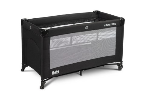 CARETERO ŁÓŻECZKO TURYSTYCZNE ESTI Z OPUSZCZANYM BOKIEM BLACK