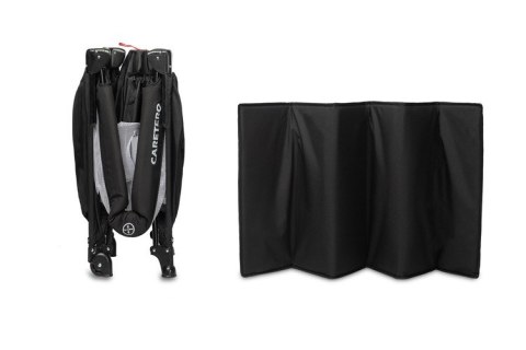 CARETERO ŁÓŻECZKO TURYSTYCZNE ESTI Z OPUSZCZANYM BOKIEM BLACK