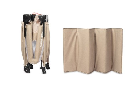 CARETERO ŁÓŻECZKO TURYSTYCZNE ESTI Z OPUSZCZANYM BOKIEM BROWN