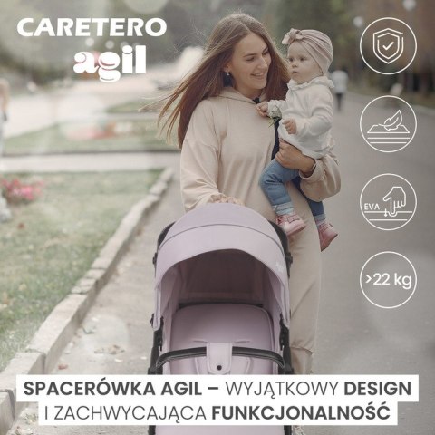 CARETERO WÓZEK SPACEROWY AGIL LATTE