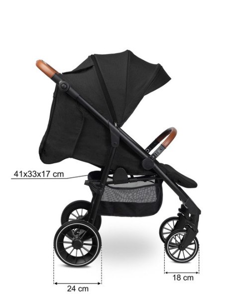 CARETERO WÓZEK SPACEROWY ELMA BLACK