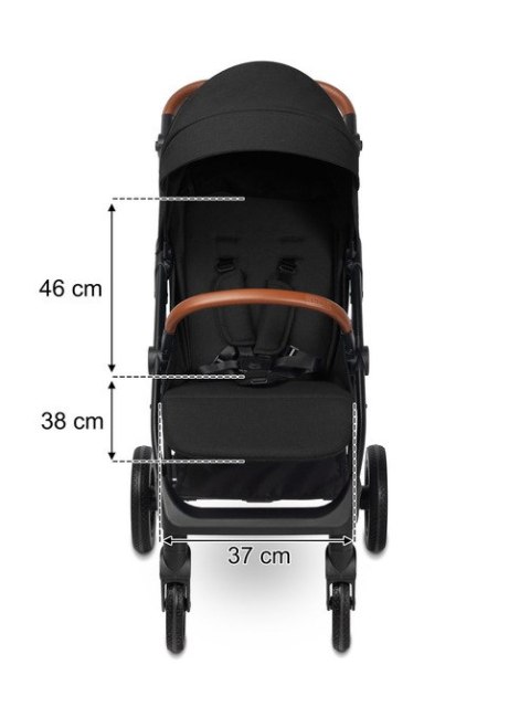 CARETERO WÓZEK SPACEROWY ELMA BLACK