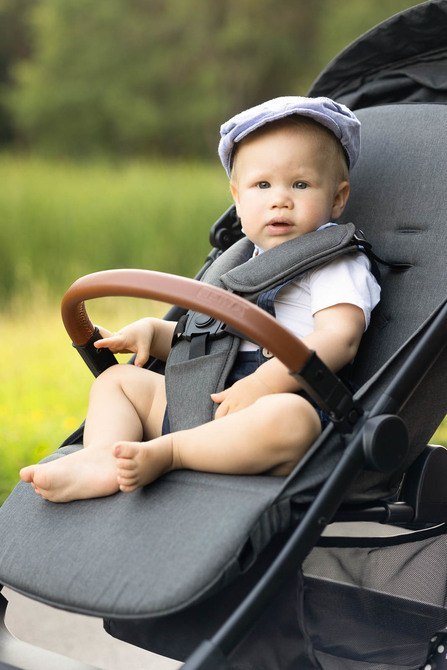 CARETERO WÓZEK SPACEROWY ELMA DARK GREY