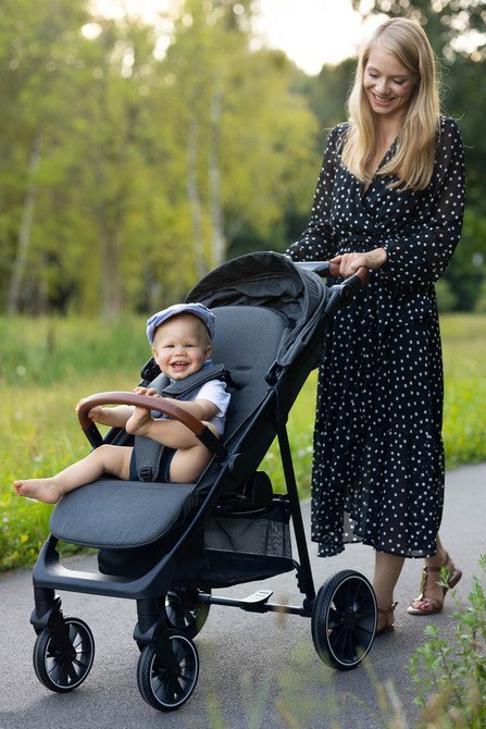 CARETERO WÓZEK SPACEROWY ELMA JEANS BLUE