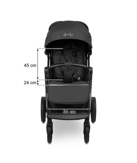 CARETERO WÓZEK SPACEROWY JIMBO BLACK