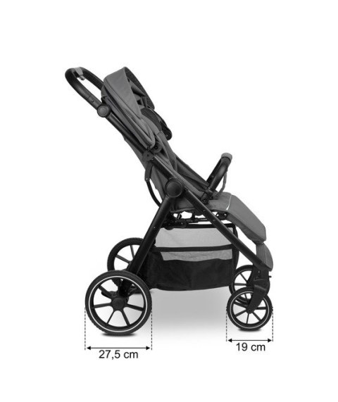CARETERO WÓZEK SPACEROWY JIMBO GRAPHITE