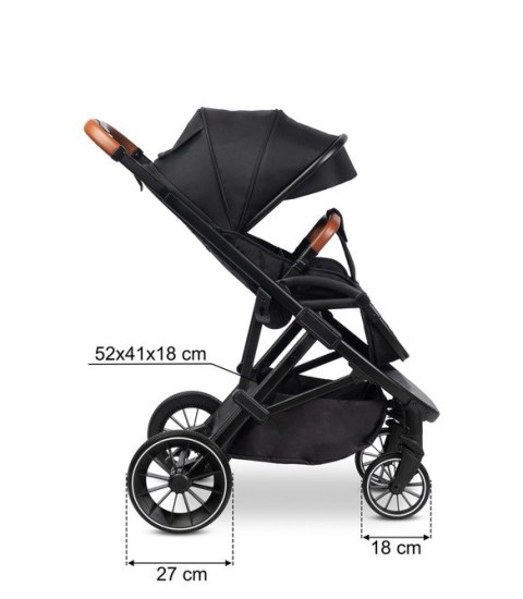 CARETERO WÓZEK SPACEROWY RATIO BLACK