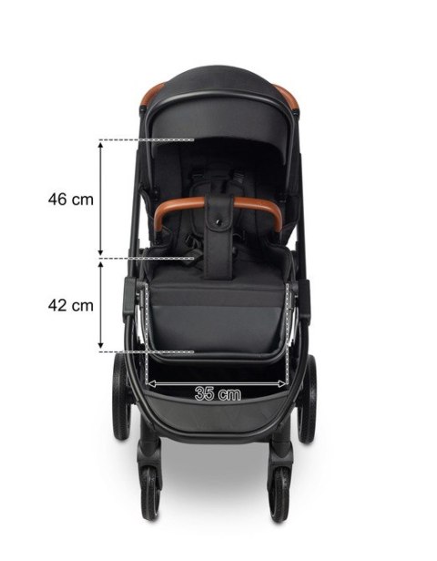 CARETERO WÓZEK SPACEROWY RATIO BLACK