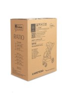 CARETERO WÓZEK SPACEROWY RATIO DARK GREY