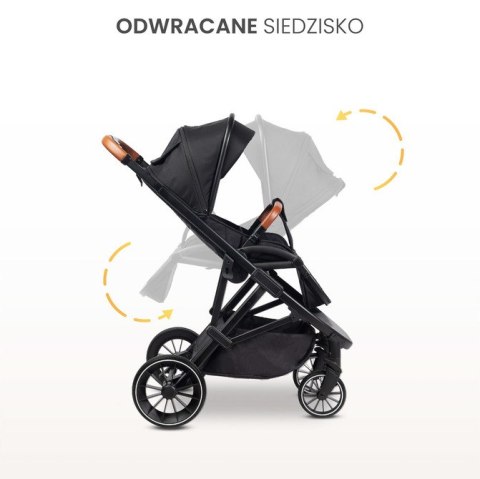 CARETERO WÓZEK SPACEROWY RATIO DARK GREY