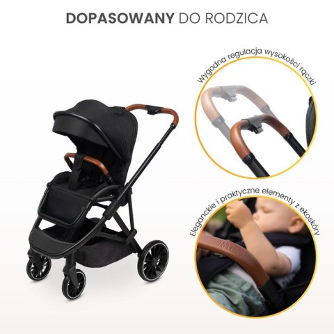 CARETERO WÓZEK SPACEROWY RATIO DARK GREY