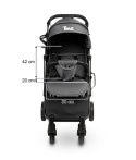 CARETERO WÓZEK SPACEROWY TRAIL BLACK