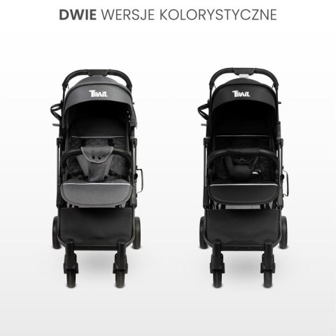 CARETERO WÓZEK SPACEROWY TRAIL GRAPHITE