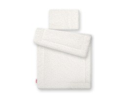 Bobono Komplet pościeli dla niemowląt z wypełnieniem 2-cz 75x100cm NEWBORN - mini gwiazdki złote