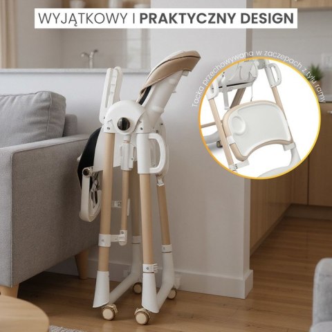 CARETERO KRZESEŁKO DO KARMIENIA NESTO BEIGE