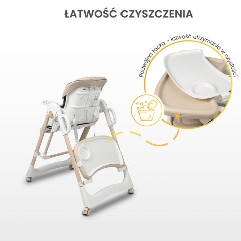 CARETERO KRZESEŁKO DO KARMIENIA NESTO GREY