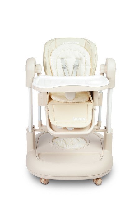 CARETERO KRZESEŁKO DO KARMIENIA SITRON BEIGE