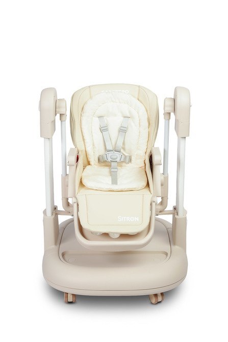 CARETERO KRZESEŁKO DO KARMIENIA SITRON BEIGE