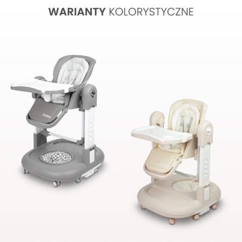 CARETERO KRZESEŁKO DO KARMIENIA SITRON BEIGE