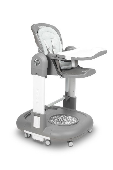 CARETERO KRZESEŁKO DO KARMIENIA SITRON GREY