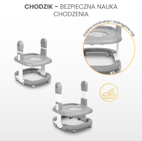 CARETERO KRZESEŁKO DO KARMIENIA SITRON GREY