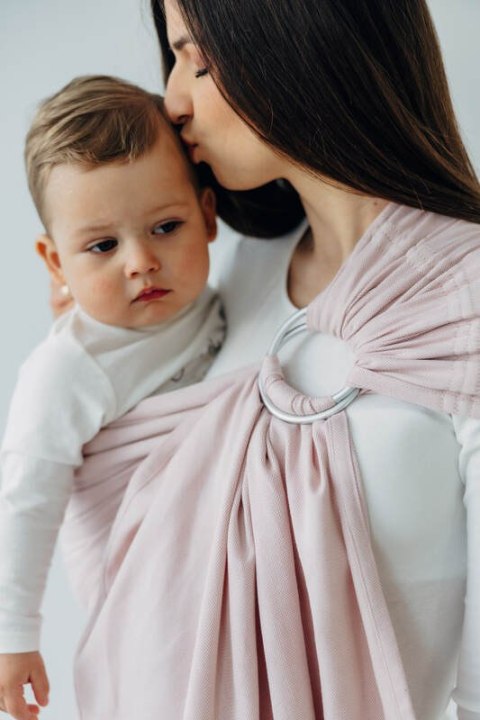 Chusta kółkowa, splot skośno-krzyżowy, (50% bawełna, 50% wiskoza bambusowa), ramię bez zakładek - MARSHMALLOW - standard 1.8m