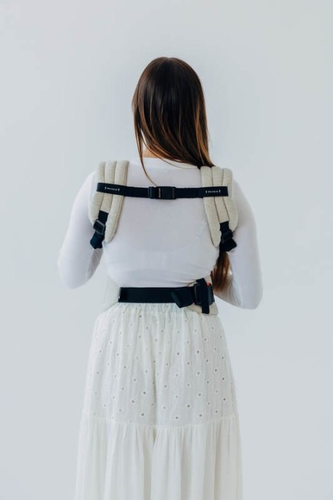 Nosidełko LennyLight z tkaniny skośno-krzyżowej (50% bawełna, 25% konopie, 25% lyocell), rozmiar standard - AIRY