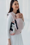 Nosidełko LennyLight z tkaniny skośno-krzyżowej (50% bawełna, 50% wiskoza bambusowa), rozmiar standard - MARSHMALLOW