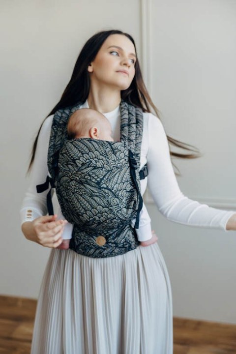 Nosidełko LennyLight z tkaniny żakardowej 100% bawełna , rozmiar standard - WOLNY DUCH - COCOON