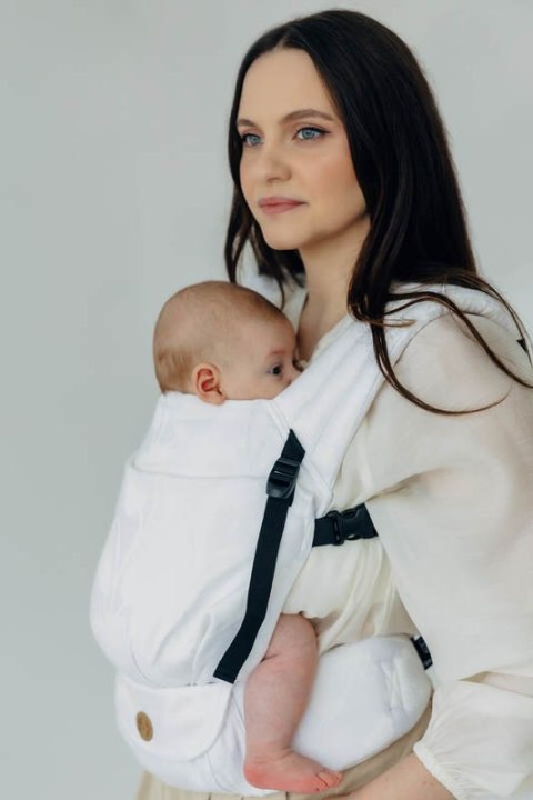 Nosidełko LennyLight z tkaniny żakardowej 100% wiskoza bambusowa, rozmiar standard -VIRIDIFLORA - MILKY WAY