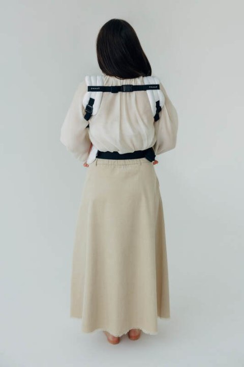 Nosidełko LennyLight z tkaniny żakardowej 100% wiskoza bambusowa, rozmiar standard -VIRIDIFLORA - MILKY WAY