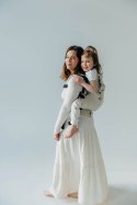 Nosidełko LennyPreschool z tkaniny skośno-krzyżowej (50% bawełna, 25% konopie, 25% lyocell), rozmiar preschool - AIRY