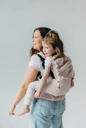 Nosidełko LennyPreschool z tkaniny skośno-krzyżowej (50% bawełna, 50% wiskoza bambusowa), rozmiar preschool - MARSHMALLOW