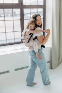Nosidełko LennyPreschool z tkaniny skośno-krzyżowej (50% bawełna, 50% wiskoza bambusowa), rozmiar preschool - MARSHMALLOW