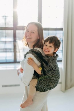 Nosidełko LennyPreschool z tkaniny żakardowej 100% bawełna, rozmiar preschool - WOLNY DUCH - COCOON