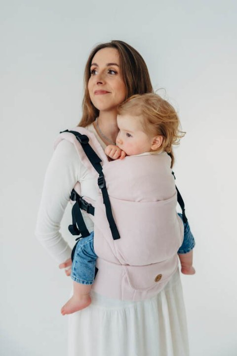 Nosidełko LennyUpGrade PRO z tkaniny skośno-krzyżowej (50% bawełna, 50% wiskoza bambusowa), rozmiar standard - MARSHMALLOW